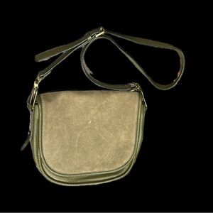 Fossil Rumi Small Leather Crossbody Bag In Rosemary
